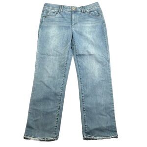 Democracy straight jeans size 10 blue an technology